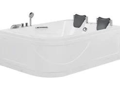 Banheira De Hidromassagem Versao A Esquerda Em Acrilico Branco 170 X 119 Cm Bayamo