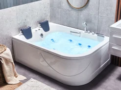 Banheira De Hidromassagem Versao A Direita Em Acrilico Branco 170 X 119 Cm Bayamo