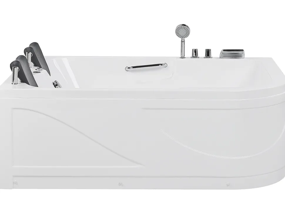 Banheira De Hidromassagem Versao A Direita Em Acrilico Branco 170 X 119 Cm Bayamo
