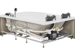 Banheira De Hidromassagem Versao A Direita Em Acrilico Branco 170 X 119 Cm Bayamo