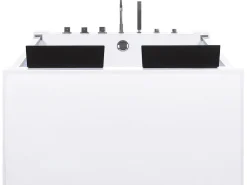 Banheira De Hidromassagem Em Acrilico Branco Com Led 180 X 120 Cm Curacao