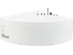 Banheira De Hidromassagem Em Acrilico Branco Com Led 165 X 148 Cm Pelican