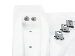 Banheira De Hidromassagem Em Acrilico Branco Com Led 165 X 148 Cm Pelican