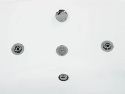 Banheira De Hidromassagem Em Acrilico Branco Com Led 165 X 148 Cm Pelican