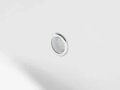 Banheira De Hidromassagem De Canto Versao A Esquerda Em Acrilico Branco Com Led 160 X 113 Cm Paradiso