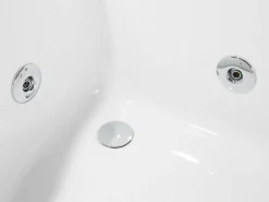 Banheira De Hidromassagem De Canto Versao A Esquerda Em Acrilico Branco Com Led 160 X 113 Cm Paradiso