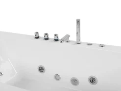 Banheira De Hidromassagem Em Acrilico Branco Com Led 173 X 82 Cm Moor