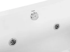 Banheira De Hidromassagem Em Acrilico Branco Com Led 173 X 82 Cm Moor