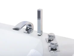 Banheira De Hidromassagem Em Acrilico Branco Com Led 175 X 85 Cm Fuerte