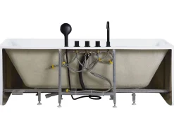 Banheira Para Parede Em Acrilico Branco 170 X 75 Cm Quatre