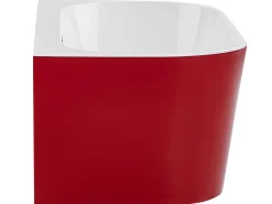 Banheira Para Parede Em Acrilico Vermelho 170 X 80 Cm Harvey