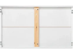 Beliche Com Gavetas Em Madeira De Pinho Branco 90 X 200 Cm Revin