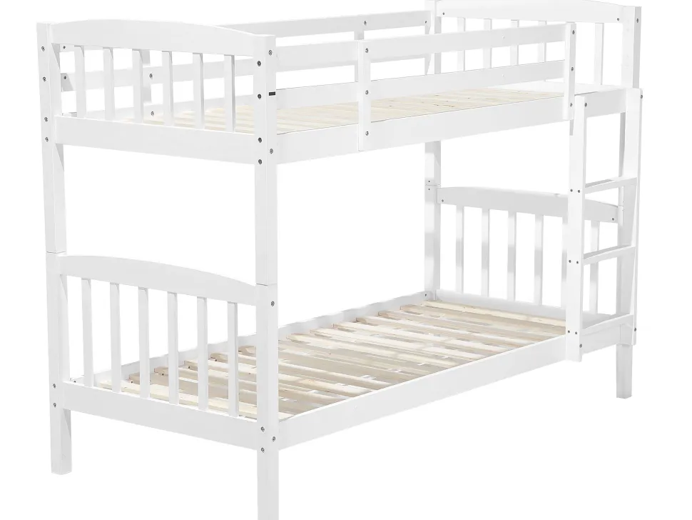 Beliche Com Gavetas Em Madeira De Pinho Branco 90 X 200 Cm Revin