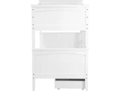 Beliche Com Gavetas Em Madeira De Pinho Branca 90 X 200 Cm Radon