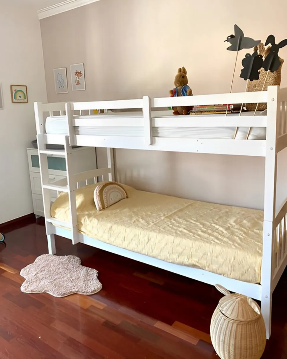 Beliche Em Madeira De Pinho Branco 90 X 200 Cm Revin