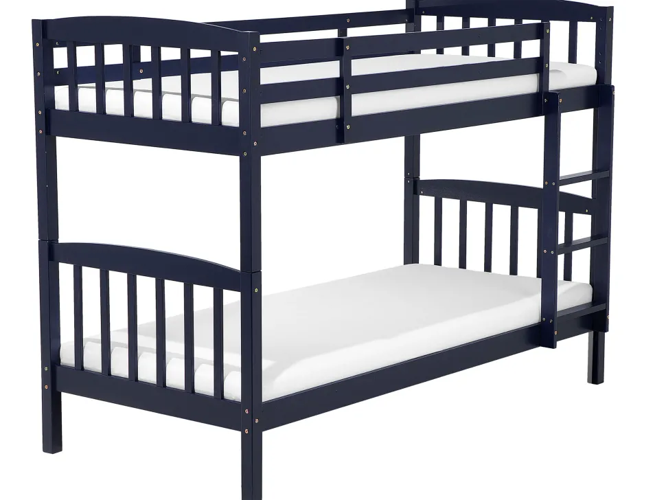 Beliche Em Madeira De Pinho Azul Marinho 90 X 200 Cm Revin