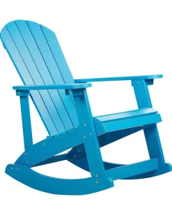 Cadeira De Baloico De Jardim Azul Adirondack