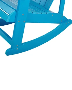 Cadeira De Baloico De Jardim Azul Adirondack