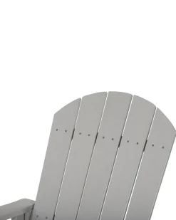 Cadeira De Baloico De Jardim Cinzenta Clara Adirondack