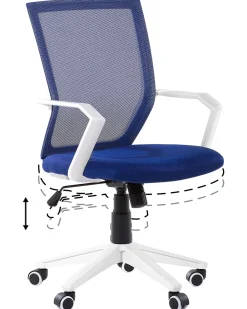 Cadeira De Escritorio Azul Escuro Relief