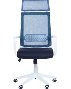 Cadeira De Escritorio Azul Leader