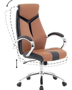 Cadeira De Escritorio Castanha Formula 1