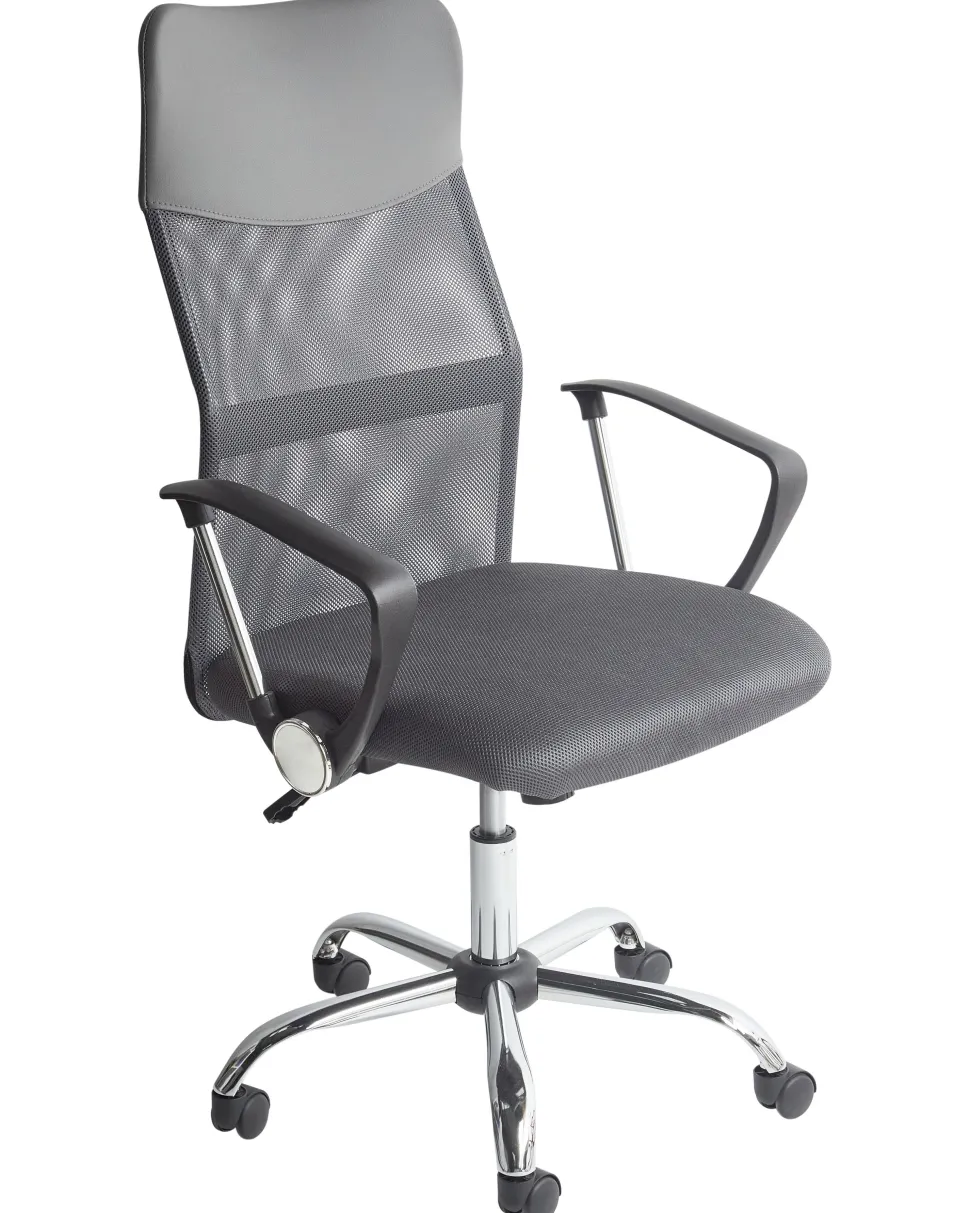 Cadeira De Escritorio Cinzenta Design