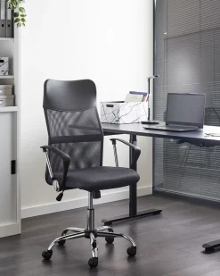 Cadeira De Escritorio Cinzenta Design