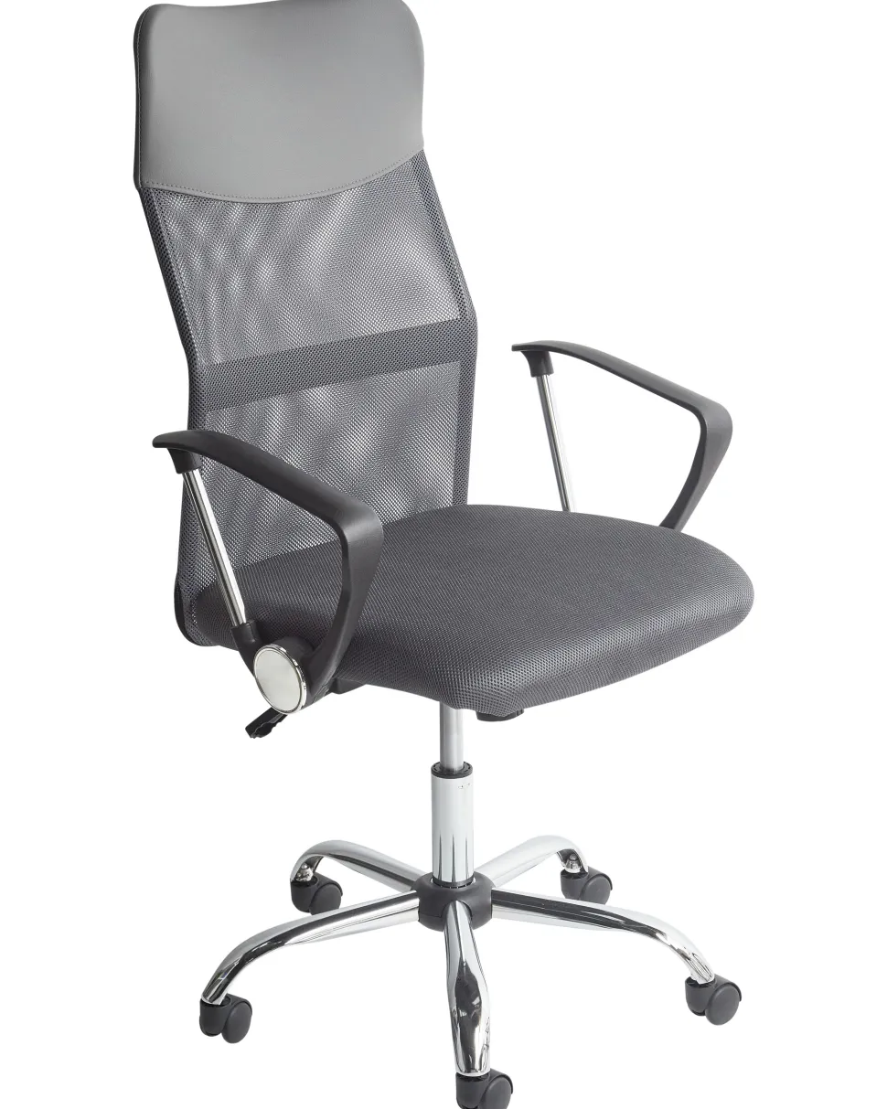 Cadeira De Escritorio Cinzenta Design