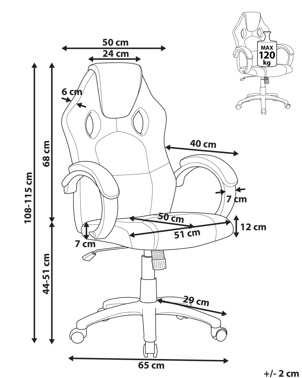 Cadeira De Escritorio Cinzenta Fighter