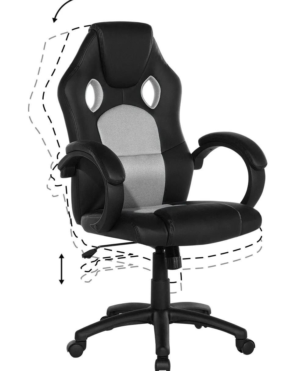 Cadeira De Escritorio Cinzenta Fighter