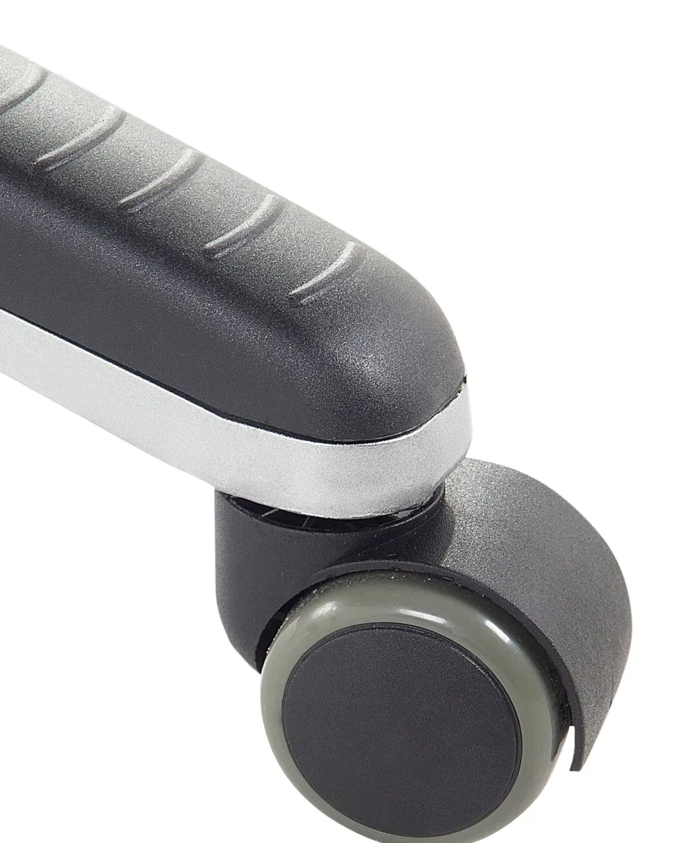 Cadeira De Escritorio Em Pele Sintetica Preta E Vermelha Master