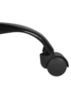 Cadeira De Escritorio Em Pele Sintetica Preta E Azul Success