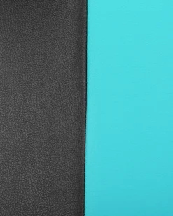 Cadeira De Escritorio Em Pele Sintetica Preta E Azul Success