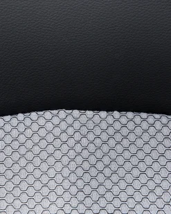 Cadeira De Escritorio Em Pele Sintetica Preta E Cinzenta Explorer