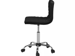 Cadeira De Escritorio Em Tecido Preto Orlando