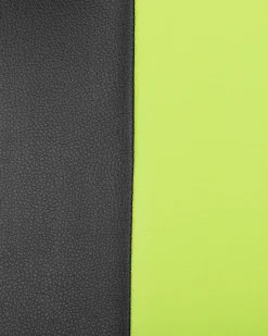 Cadeira De Escritorio Em Pele Sintetica Preta E Verde Success