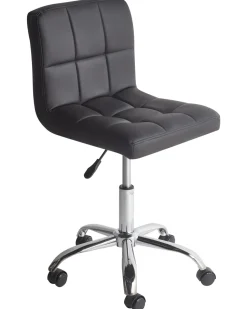 Cadeira De Escritorio Em Tecido Preto Marion