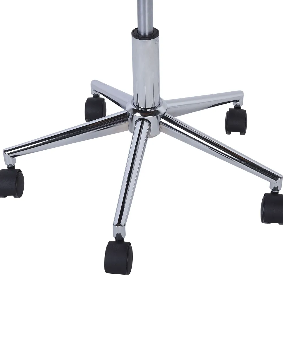 Cadeira De Escritorio Em Pele Sintetica Cinzenta Maribel