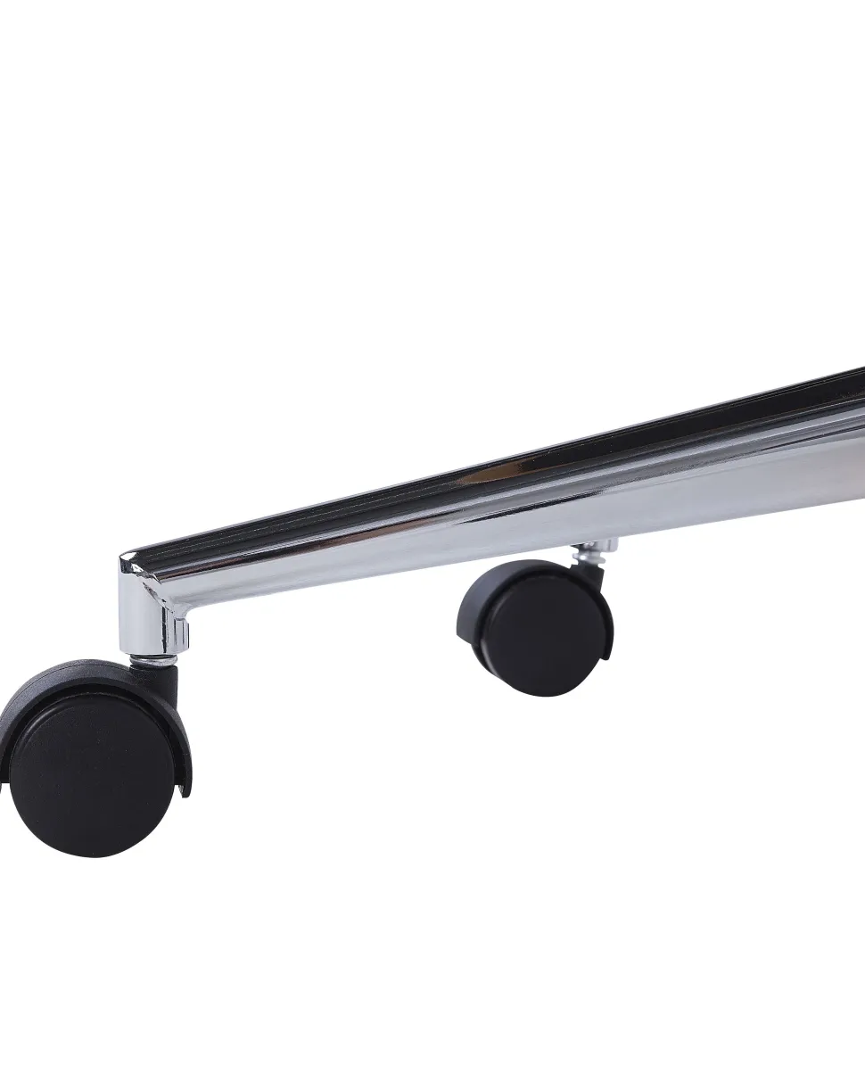 Cadeira De Escritorio Em Pele Sintetica Cinzenta Maribel