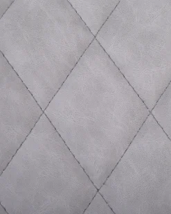 Cadeira De Escritorio Em Pele Sintetica Cinzenta Maribel