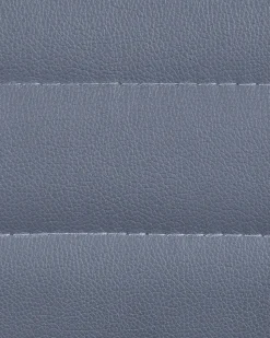 Cadeira De Escritorio Em Pele Sintetica Cinzenta Leader