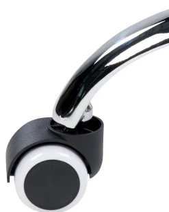 Cadeira De Escritorio Em Pele Sintetica Creme Princess