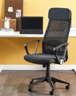 Cadeira De Escritorio Preta Pioneer