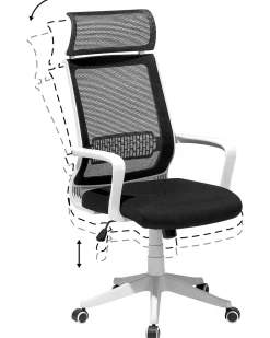 Cadeira De Escritorio Preta Leader