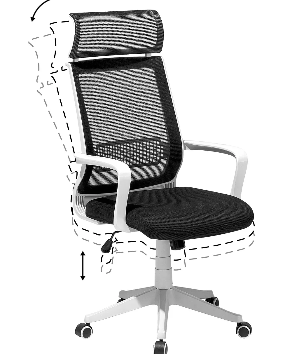 Cadeira De Escritorio Preta Leader