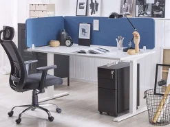 Cadeira De Escritorio Preta E Cinzenta Noble