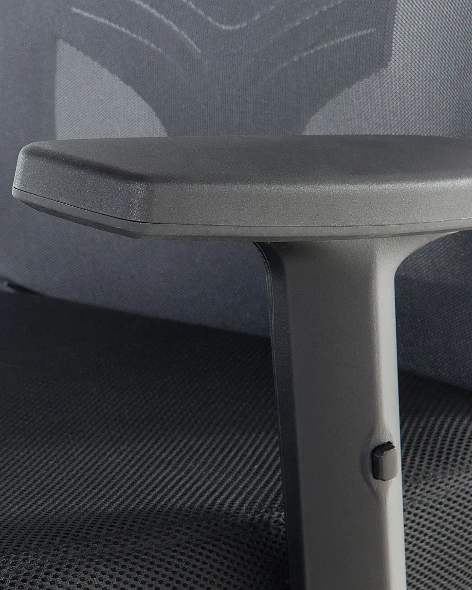 Cadeira De Escritorio Preta E Cinzenta Noble