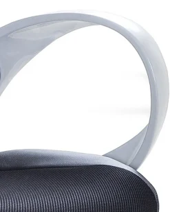 Cadeira De Escritorio Preta E Branca Ichair