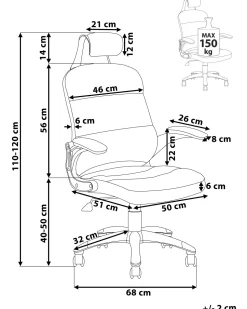 Cadeira De Escritorio Preta Premier